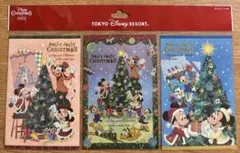 ポストカード 3枚セット ディズニークリスマス 2022 ミッキーマウス