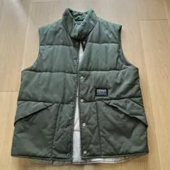 STÜSSY ダウンベスト MEDIUM オリーブグリーン