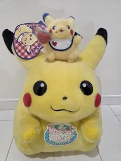 ピカチュウ ダイナー ハンバーガー ぬいぐるみ クッション ポケセン