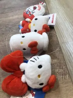 ハローキティ ぬいぐるみ 赤いリボン　みるく