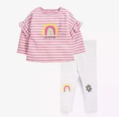 サイズ120長袖カットソー＋レギンスセット　90（2T）～130（6T)　長袖