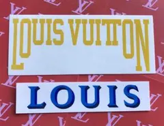 LOUIS VUITTON ルイ・ヴィトン　ステッカー【2枚セット】イエロー