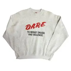 90s D.A.R.E. 反薬物教育プログラム ロゴ スウェット