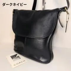 【超希少色】COACH 4115オールドコーチ ショルダーバッグ ダークネイビー