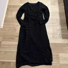 SENSE OF PLACE シアーレイヤードシャーリングワンピース