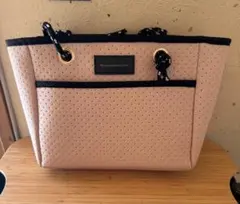 BARNYARDSTORM ウエットスーツ風素材の2WAYパンチングトート