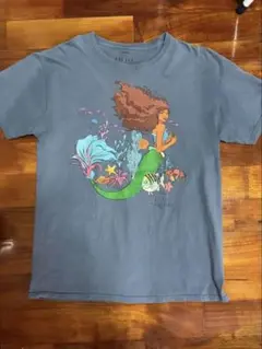 アリエル　リトルマーメイド 半袖Tシャツ グレー