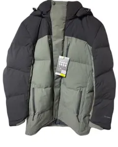 ワークマン エックスシェルター プレミアム ギガパフダウンコート 3L グリーン