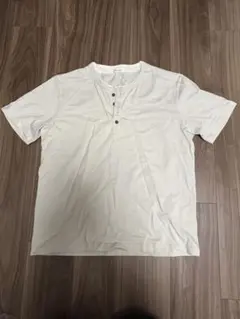 Adoon plain ヘンリーネック Tシャツ アイボリーのサムネイル