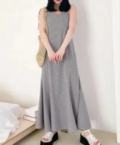 最終値　美品　Heather マーメイド フレア キャミワンピース