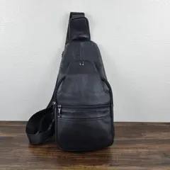 本革チェストバッグ牛革ボディバッグスポーツファッションバッグ新品