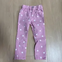 ハート柄ピンクパンツ 100cm
