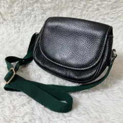 【美品】BALLY レザー ショルダーバッグ 本革 ブラック