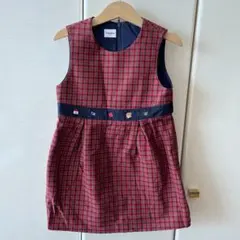 美品⭐︎ファミリア　ワンピース　110cm 綿100%