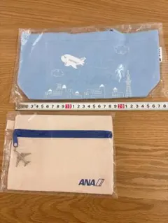 新品 ANA トラベルポーチ・トートバッグ 세트