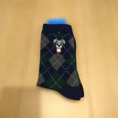 【14日まで限定値下】TDL わんわん物語アーガイルソックス 25-27cm