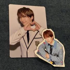 なにわ男子 藤原丈一郎 HARDWORK トレカ&シールセット