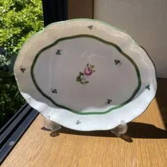 ヘレンド ウィーンの薔薇 37cm サービストレイ ロングプレート 大皿