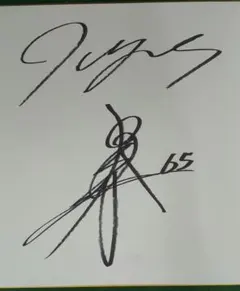 阪神タイガース 湯浅京己 直筆サイン色紙