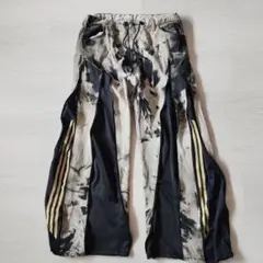 再構築　リメイクデニムパンツ　トラックパンツ　　デニムパンツ