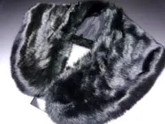 着物ショール ファー 襟巻 マフラー 少々難物 No3857大 和装小物 日本製