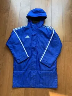 adidas アディダス ベンチコート　150 ボア　サッカー
