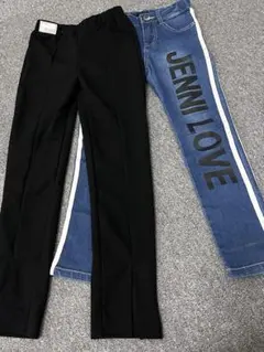 ズボン ２枚セット デニム 黒パン ジェニー SHEIN