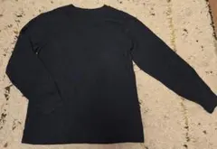 UNIQLO メンズ ネイビー ロンT Tシャツ M