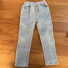 petit main デニム　ロングパンツ 110