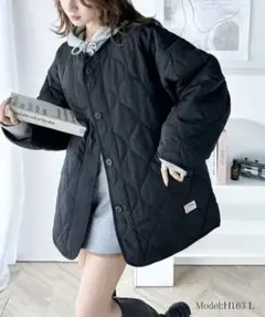 ブラック キルティング ジャケット L クラシカルエルフ JAVAコラボ