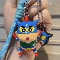 クレヨンしんちゃん　アクション仮面　キーホルダー　海外