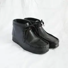 【Clarks/クラークス】ワラビー スムースレザー 26cm ブラック