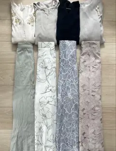 きれいめフェミニン ❤︎ くすみカラー　花柄　レース　パール　美人百花　まとめ売り
