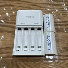 eneloop 充電器 NC-TGR01＆電池スペーサー NCS-TG2