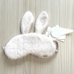 ［未使用］ジェラートピケ　アイマスク　うさぎ