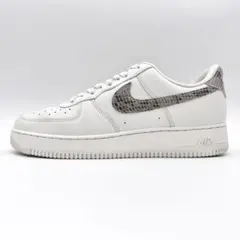 【美品】ナイキ WMNS エアフォース1 ホワイト パイソン レザー 蛇柄 29のサムネイル
