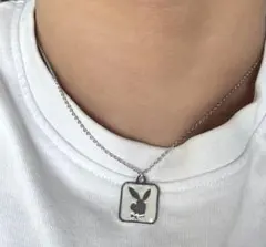 Vintage シルバー　プレイボーイ　PLAY BOY ネックレスのサムネイル