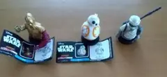 スターウォーズ チョコエッグフィギュア(C-3PO、BB-8、レイ)