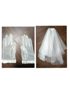 ウェディンググローブ　ウェディング　ベール　セット