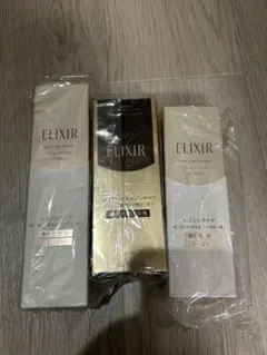 [値下げ]ELIXIR スキンケア 3本セット　化粧水、乳液、濃密洗顔ミルク