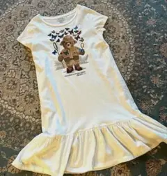 ラルフローレン　ポロベア　Tシャツワンピース　サファリ　140 150