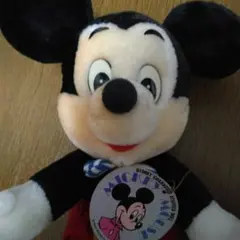 ディズニー　ミッキー　ぬいぐるみ　レトロ　サンアンドスター
