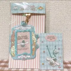 韓国限定　シナモロール　トレカホルダー　チェキホルダー　キーホルダーセット♪