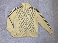 90s adidas アディダス トラックジャケット ジャージ 万国タグ 茶 S