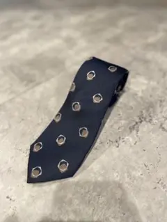 Perfect Suit Factory ネクタイ ネイビー 総柄のサムネイル