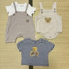 baby GAP ブラナンベア　ボーダーTシャツ　くま　ロンパース　サロペット