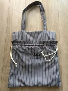 Fredy emue ストライプ 巾着 トートバッグ　フレディ　ノーリーズ