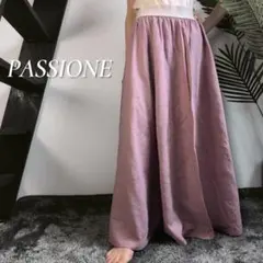 PASSIONE リネン100 麻 フレアスカート Aライン サイズ38のサムネイル