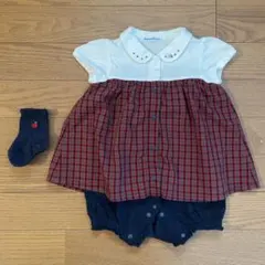 familiar ロンパース&ソックス 70cm