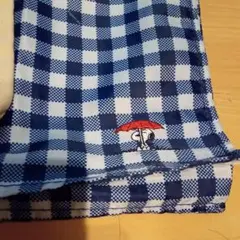 スヌーピー　ギンガムチェックバッグ